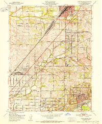 Citrus Heights California Historical topographic map, 1:24000 scale, 7.5 X 7.5 Minute, Year 1951