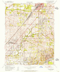 Citrus Heights California Historical topographic map, 1:24000 scale, 7.5 X 7.5 Minute, Year 1951