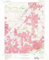Citrus Heights California Historical topographic map, 1:24000 scale, 7.5 X 7.5 Minute, Year 1967