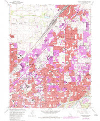 Citrus Heights California Historical topographic map, 1:24000 scale, 7.5 X 7.5 Minute, Year 1967