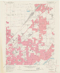 Citrus Heights California Historical topographic map, 1:24000 scale, 7.5 X 7.5 Minute, Year 1967