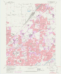 Citrus Heights California Historical topographic map, 1:24000 scale, 7.5 X 7.5 Minute, Year 1967