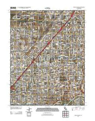 Citrus Heights California Historical topographic map, 1:24000 scale, 7.5 X 7.5 Minute, Year 2012