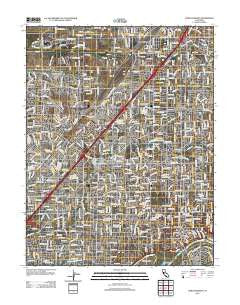 Citrus Heights California Historical topographic map, 1:24000 scale, 7.5 X 7.5 Minute, Year 2012