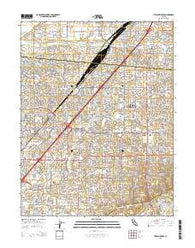 Citrus Heights California Current topographic map, 1:24000 scale, 7.5 X 7.5 Minute, Year 2015