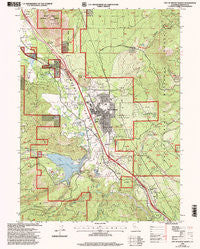 City of Mount Shasta California Historical topographic map, 1:24000 scale, 7.5 X 7.5 Minute, Year 1998