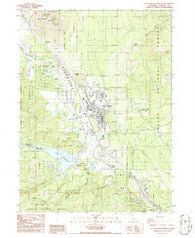 City of Mount Shasta California Historical topographic map, 1:24000 scale, 7.5 X 7.5 Minute, Year 1986