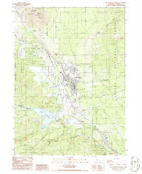 City of Mount Shasta California Historical topographic map, 1:24000 scale, 7.5 X 7.5 Minute, Year 1986