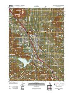 City of Mount Shasta California Historical topographic map, 1:24000 scale, 7.5 X 7.5 Minute, Year 2012