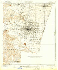 Claremont California Historical topographic map, 1:24000 scale, 7.5 X 7.5 Minute, Year 1928