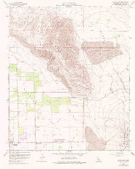 Clark Lake California Historical topographic map, 1:24000 scale, 7.5 X 7.5 Minute, Year 1959