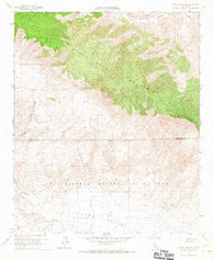 Clark Lake NE California Historical topographic map, 1:24000 scale, 7.5 X 7.5 Minute, Year 1960