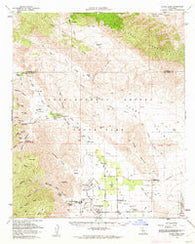 Clark Lake California Historical topographic map, 1:62500 scale, 15 X 15 Minute, Year 1960