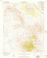 Clark Mountain California Historical topographic map, 1:62500 scale, 15 X 15 Minute, Year 1956