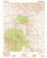 Clark Mtn. California Historical topographic map, 1:24000 scale, 7.5 X 7.5 Minute, Year 1985