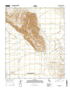 Clark Lake California Current topographic map, 1:24000 scale, 7.5 X 7.5 Minute, Year 2015
