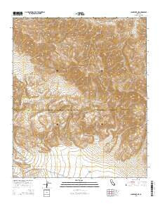 Clark Lake NE California Current topographic map, 1:24000 scale, 7.5 X 7.5 Minute, Year 2015