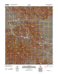 Clark Mountain California Historical topographic map, 1:24000 scale, 7.5 X 7.5 Minute, Year 2012