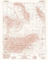 Clarks Pass California Historical topographic map, 1:24000 scale, 7.5 X 7.5 Minute, Year 1985