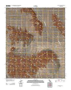 Clarks Pass California Historical topographic map, 1:24000 scale, 7.5 X 7.5 Minute, Year 2012