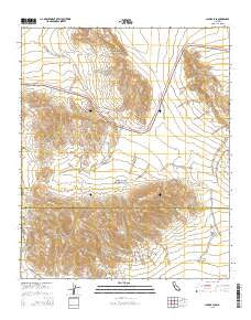 Clarks Pass California Current topographic map, 1:24000 scale, 7.5 X 7.5 Minute, Year 2015