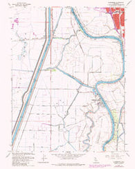 Clarksburg California Historical topographic map, 1:24000 scale, 7.5 X 7.5 Minute, Year 1967