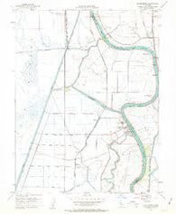 Clarksburg California Historical topographic map, 1:24000 scale, 7.5 X 7.5 Minute, Year 1952