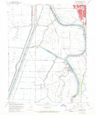 Clarksburg California Historical topographic map, 1:24000 scale, 7.5 X 7.5 Minute, Year 1967