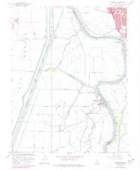Clarksburg California Historical topographic map, 1:24000 scale, 7.5 X 7.5 Minute, Year 1967