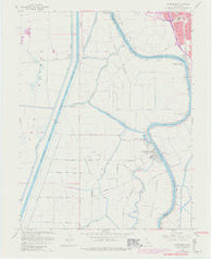 Clarksburg California Historical topographic map, 1:24000 scale, 7.5 X 7.5 Minute, Year 1967