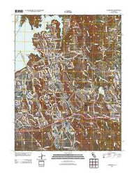 Clarksville California Historical topographic map, 1:24000 scale, 7.5 X 7.5 Minute, Year 2012
