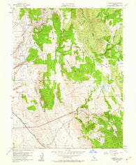 Clarksville California Historical topographic map, 1:24000 scale, 7.5 X 7.5 Minute, Year 1953