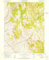 Clarksville California Historical topographic map, 1:24000 scale, 7.5 X 7.5 Minute, Year 1953