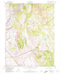 Clarksville California Historical topographic map, 1:24000 scale, 7.5 X 7.5 Minute, Year 1953