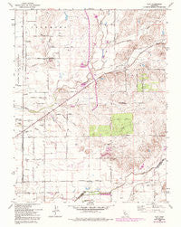 Clay California Historical topographic map, 1:24000 scale, 7.5 X 7.5 Minute, Year 1968