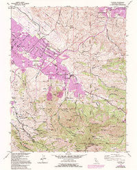 Clayton California Historical topographic map, 1:24000 scale, 7.5 X 7.5 Minute, Year 1953