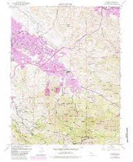 Clayton California Historical topographic map, 1:24000 scale, 7.5 X 7.5 Minute, Year 1953
