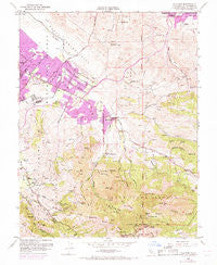 Clayton California Historical topographic map, 1:24000 scale, 7.5 X 7.5 Minute, Year 1953