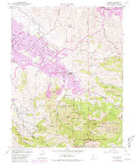 Clayton California Historical topographic map, 1:24000 scale, 7.5 X 7.5 Minute, Year 1953