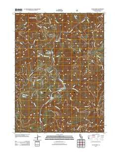 Clear Creek California Historical topographic map, 1:24000 scale, 7.5 X 7.5 Minute, Year 2012