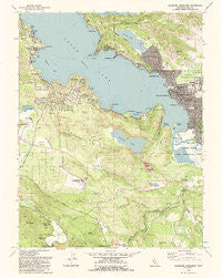 Clearlake Highlands California Historical topographic map, 1:24000 scale, 7.5 X 7.5 Minute, Year 1993