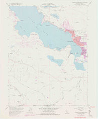 Clearlake Highlands California Historical topographic map, 1:24000 scale, 7.5 X 7.5 Minute, Year 1958