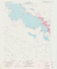 Clearlake Highlands California Historical topographic map, 1:24000 scale, 7.5 X 7.5 Minute, Year 1958
