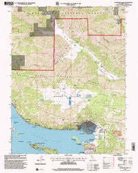 Clearlake Oaks California Historical topographic map, 1:24000 scale, 7.5 X 7.5 Minute, Year 1996