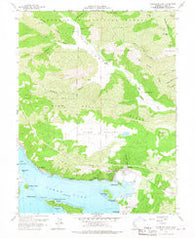 Clearlake Oaks California Historical topographic map, 1:24000 scale, 7.5 X 7.5 Minute, Year 1958