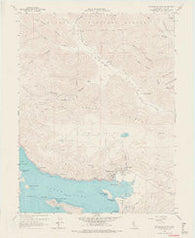 Clearlake Oaks California Historical topographic map, 1:24000 scale, 7.5 X 7.5 Minute, Year 1958