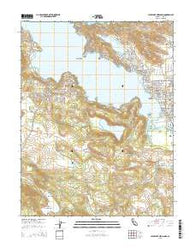 Clearlake Highlands California Current topographic map, 1:24000 scale, 7.5 X 7.5 Minute, Year 2015