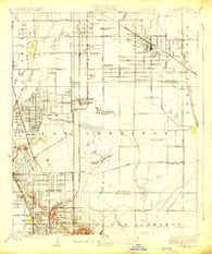 Clearwater California Historical topographic map, 1:24000 scale, 7.5 X 7.5 Minute, Year 1925