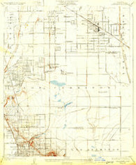Clearwater California Historical topographic map, 1:24000 scale, 7.5 X 7.5 Minute, Year 1925
