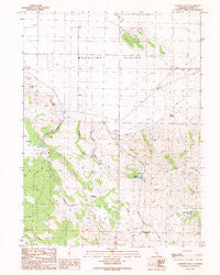 Cleghorn Flat California Historical topographic map, 1:24000 scale, 7.5 X 7.5 Minute, Year 1989